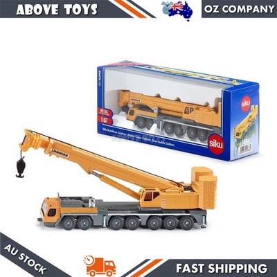 Siku 1:87 Scale Liebherr Mobile Crane Yellow Diecast Toy Model