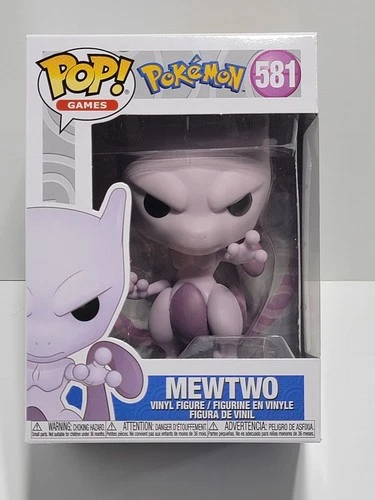 Funko POP! Games: Pokemon MEWTWO Figure #581 New In BOX NIB 2021