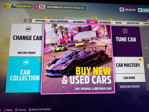 Forza Horizon 5 Xbox Series X Custom Setup – All Cars + 1B Credits + Spins