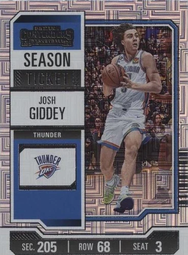 2023-24 Panini Contenders - Josh Giddey #8