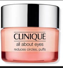 Clinique All About Eyes Eye Cream 1.0 oz. Reduces Circles Puffs 1