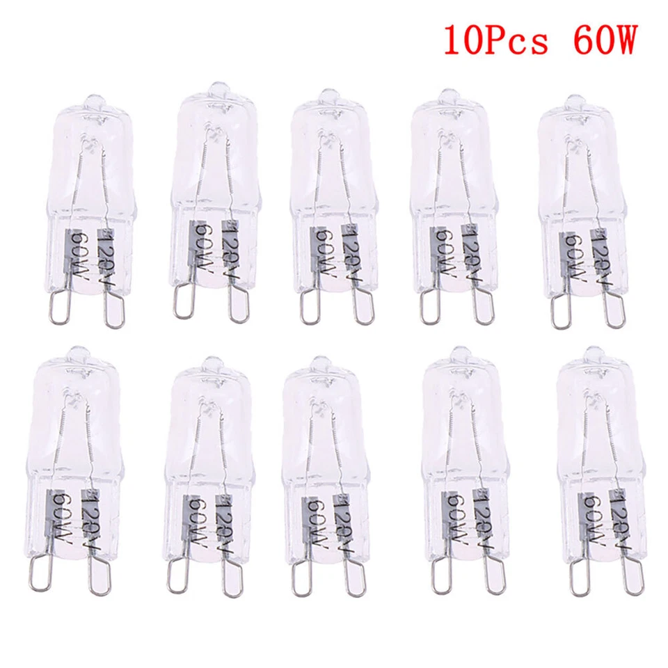 10 PCS G9 120V Light 60W Bulb T4 Bi-Pin base Dimmable 2700K USAA Warm White ++ - Image 4 of 4