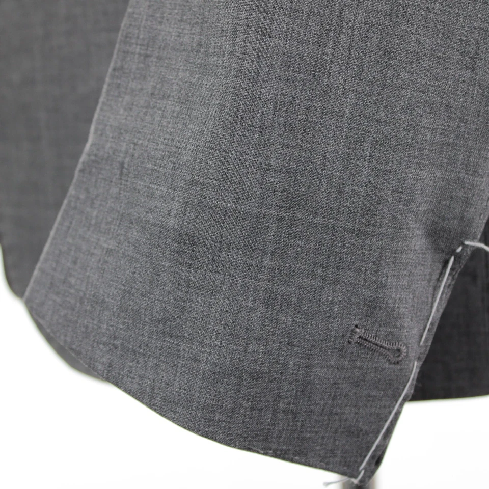 Eleventy Platinum 全新带标签羊毛运动外套/西装外套 50 码(40R 美国)纯色灰色 — 第 4/4 张图片