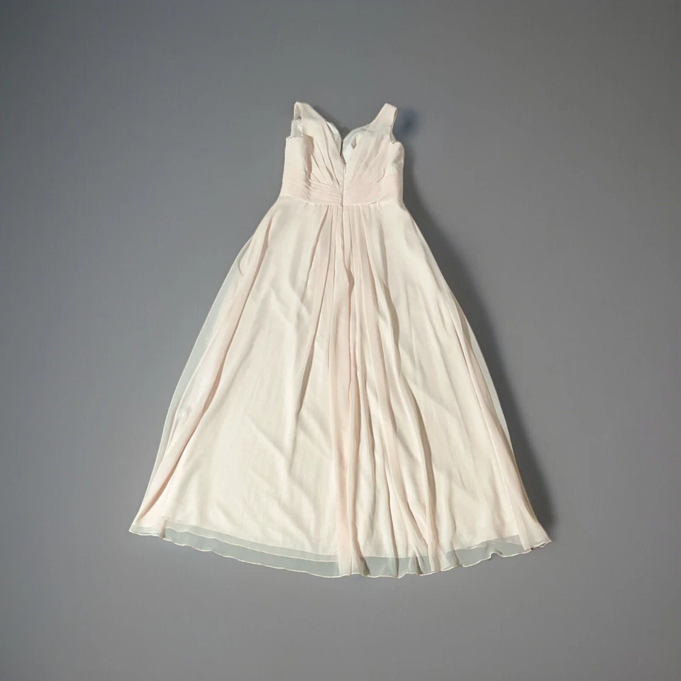 Azazie Flora Bridesmaid Dress Blushing Pink - Size 12 - Image 2 of 2