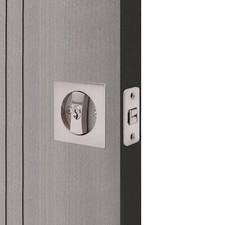 Square Cavity Sliding Door Lock Privacy Pocket Door Entry Lock Zinc Alloy Latch