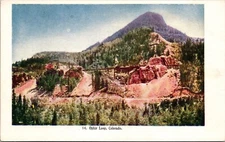 Ophir Loop Pass Ames Colorado 1900's Undivided Back Embossed Postcard 8A