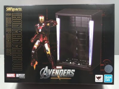 MARVEL S.H.フィギュアーツ 7体セット Bandai S.h Figuarts Avengers Iron Man Mark VII 7 & Hall of