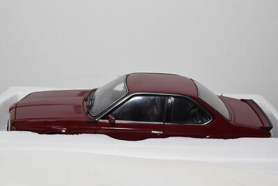 B69 1:18 AUTOART AUTO ART 70528 BMW M 635 CSI KARMINRED MAROON MIB