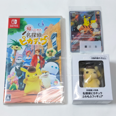 Detective Pikachu Promo 098/SV-P Pokemon Card & Figure