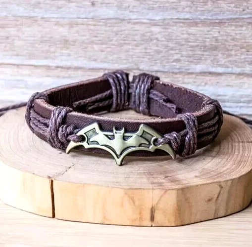 Bracelet with batman motif