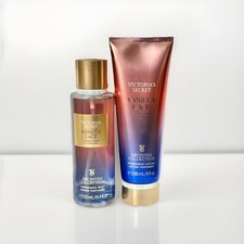 2 Piece Set Victoria's Secret VANILLA LACE Fragrance Mist Spray  Body Lotion