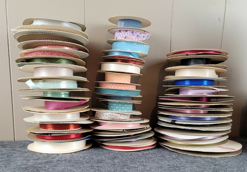 HUGE LOT OF 265 Rolls WHOLESALE RIBBON Too Many To Fit In 1 Picture NOS - Picture 6 of 12