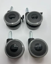 Invacare Bed Caster Package  2 With Brake and 2 Without Brake, 1123550