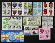 US 1978-1981 Vintage Collection of 11 complete sets, 52 stamps Mint NH