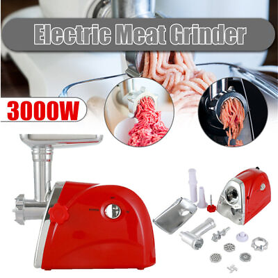 #ad Heavy Duty Stainless steel 3000W Electric Meat Grinder Meat Slicer Sausage Maker $61.99