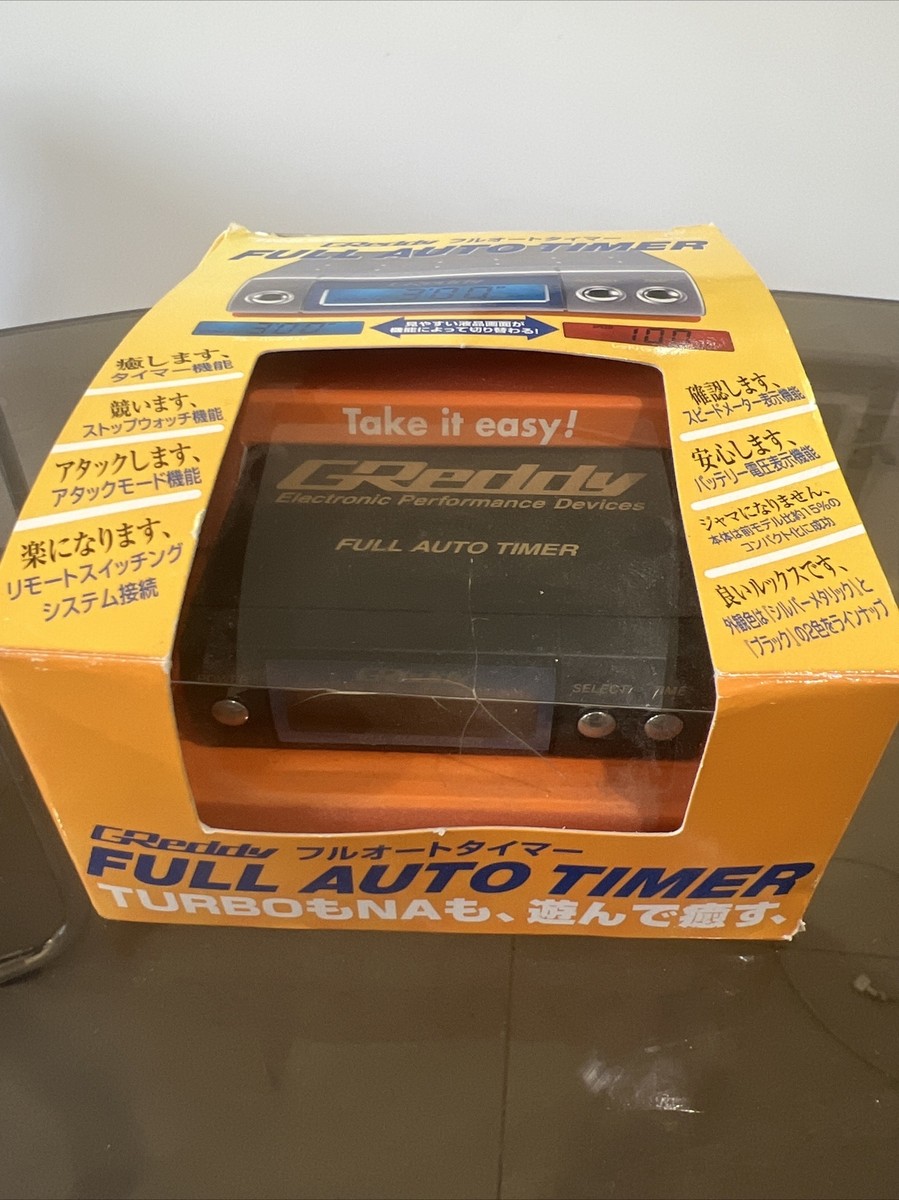 NOS GREDDY TURBO TIMER FULL AUTO RARE VINTAGE PREMIUM MADE