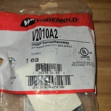 NEW Wiremold Power Strips Plugmold 2000 Series End Feed Fitting V2010A2 