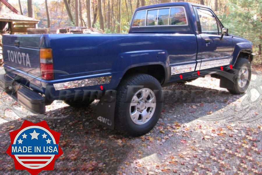 fit:1984-1988 Toyota Pickup 4WD Regular Cab Long Bed Rocker fit:1984-1988 Toyota Pickup 4WD Regular Cab Long Bed Rocker
