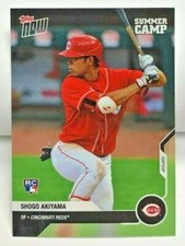 Shogo Akiyama 2020 Topps Now Summer Camp Edition Wave 3 RC #OD-516 REDS SP /1763