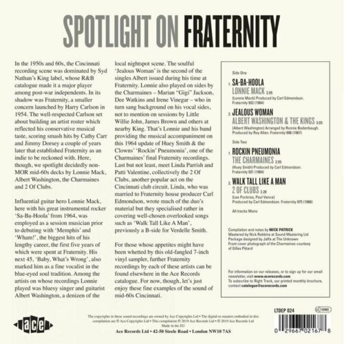 Spotlight On Fraternity Records - VA- Kent 45 EP - R&B Northern Soul HEAR! - Picture 2 of 3