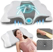 Cervical Pillow for Neck Pain Relief,Orthopedic Neck Support Pillow for Side