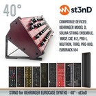 STAND for BEHRINGER EURORACK CASE FORMAT INSTRUMENTS AND SYNTHS - 40°