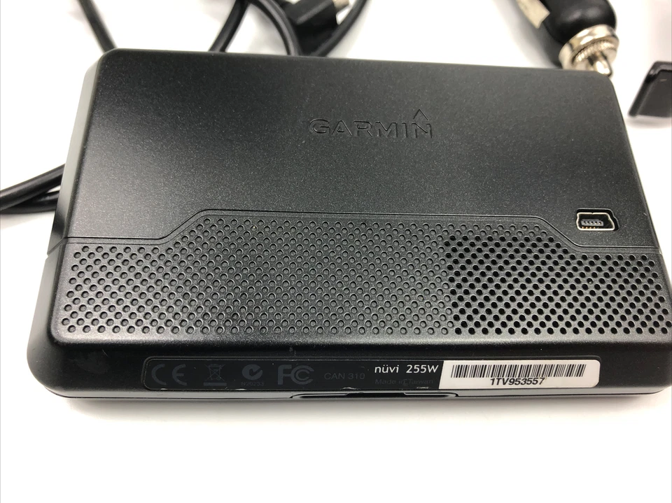 Garmin Nuvi 255W GPS Navigation System w Car Charger Power Cord Black Bundle - Image 3 of 4