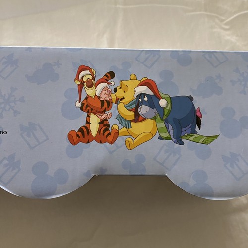 Juego de 4 vasos de vidrio de Navidad Disney Winnie the Pooh 16 oz nuevos - Imagen 8 de 11