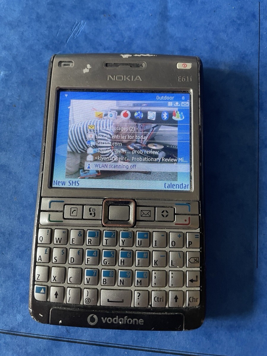 Nokia E61 Argento 64MB Tastiera QWERTY Sbloccato 3G/2G - Nuovo In Scatola - Foto 2