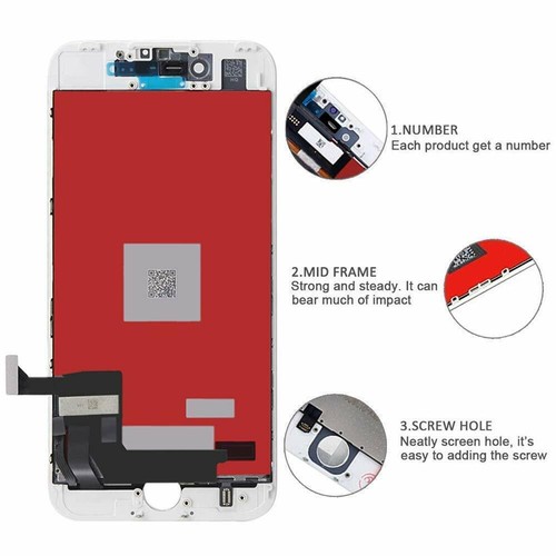 For iPhone 8 Plus Complete Display LCD Touch Digitizer Screen Replacement Camera - Picture 14 of 28