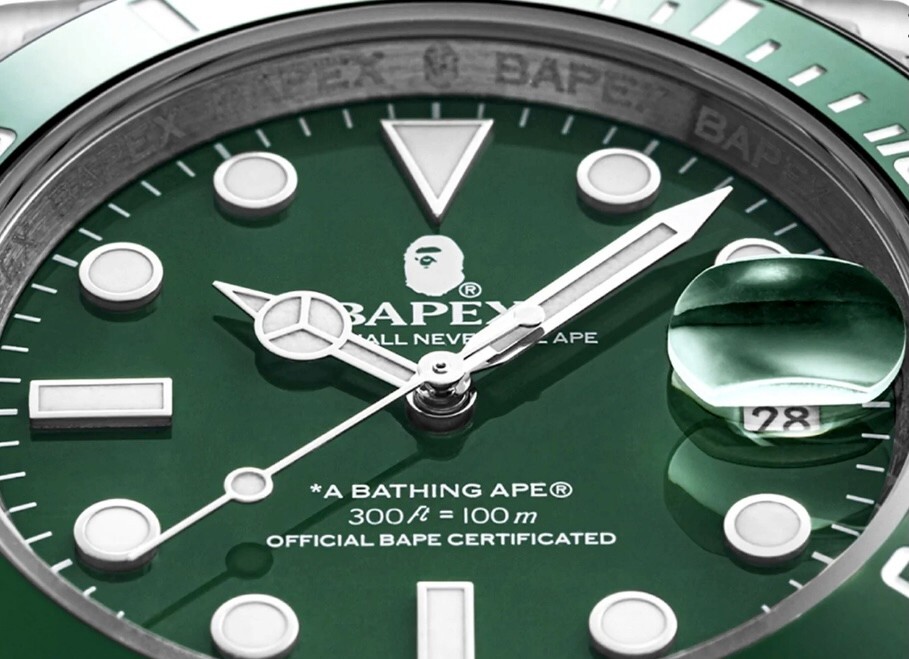 A BATHING APE Men's Watch BAPEX TYPE 1 Green / Sax / Pink / Orange 2022 AW NEW