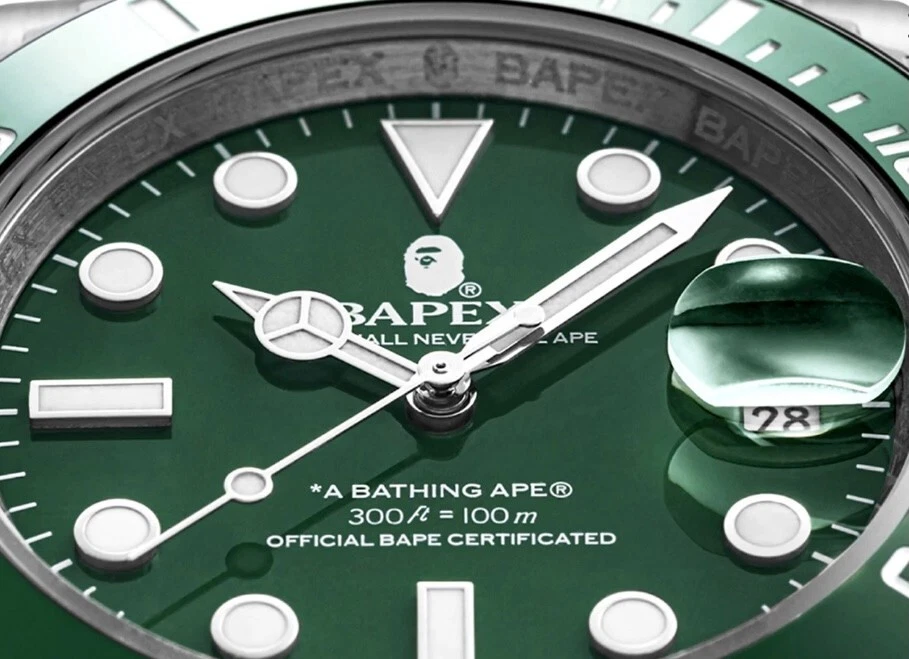 A BATHING APE Men's Watch BAPEX TYPE 1 Green / Sax / Pink / Orange 2022 AW NEW