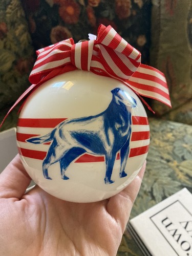 Krone & Efeu Labrador HUND ORNAMENT IN PRÄSENTATIONSBOX NEU IM KARTON AA89