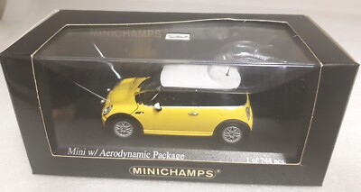 Minichamps 431138274, Mini One mit Aero Package, 2002, limitiert, 1/43, NEU&OVP
