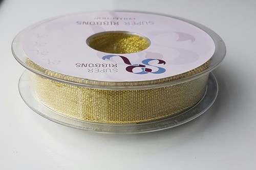 Gold & Silber Deko Lurex Band von SR verschiedene Größen PREMIUM QUALITÄT - Bild 2 von 5