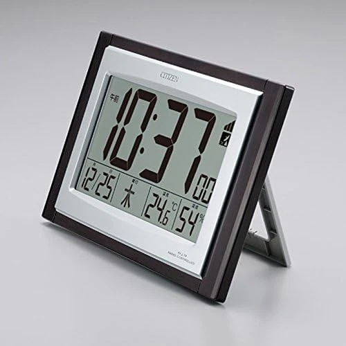RHYTHM Citizen hanging clock radio clock digital hanging temperature hum - Image 4 of 4