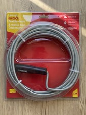 Flexible Drain Auger and Waste Pipe Unblocker 3m