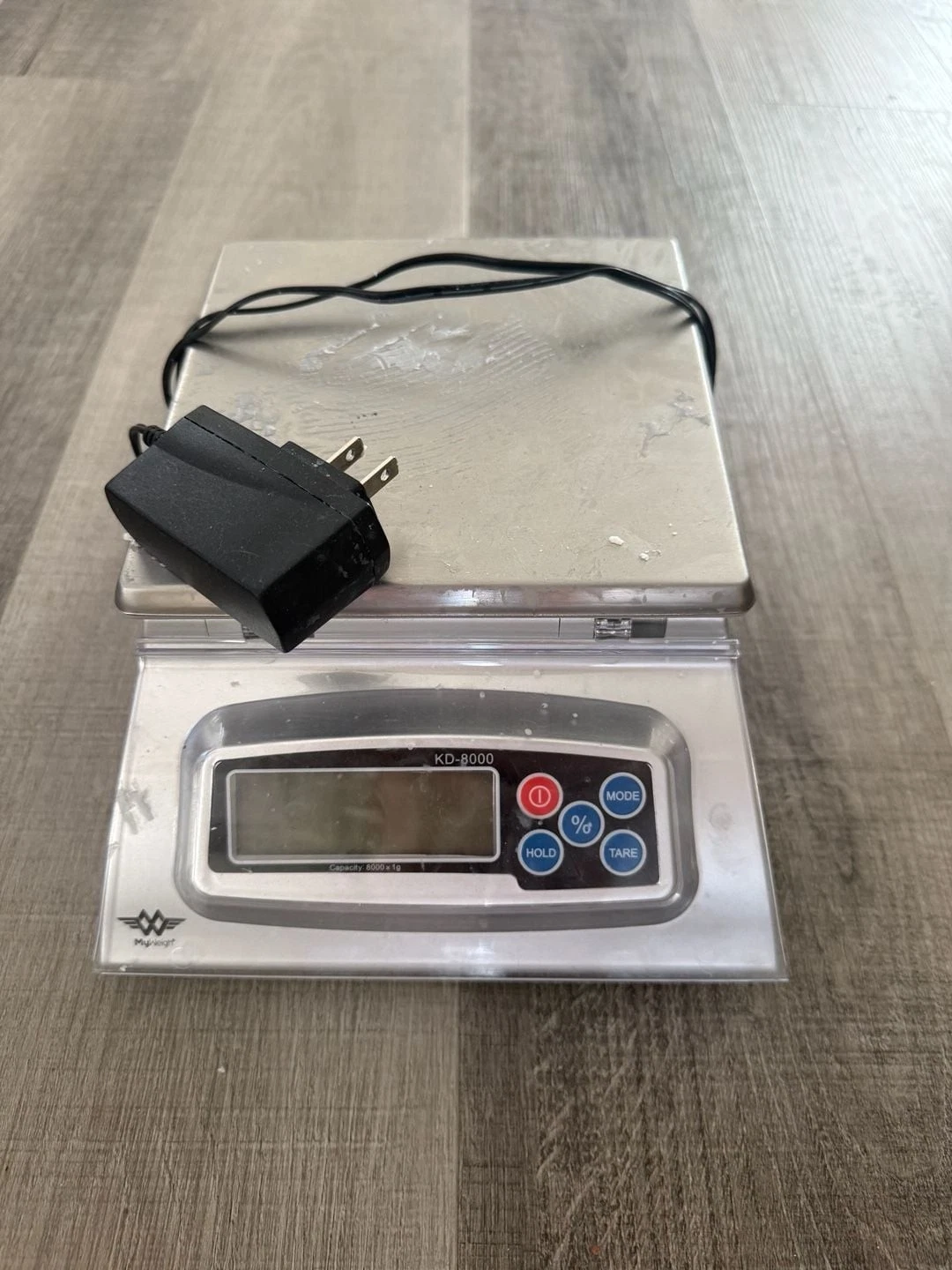 My Weigh KD-8000 Digital Kitchen Scale with AC Adapter and Baker's Math Function