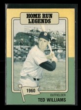 1986 Big League Chew Home Run Legends #8 Ted Williams Boston Red Sox