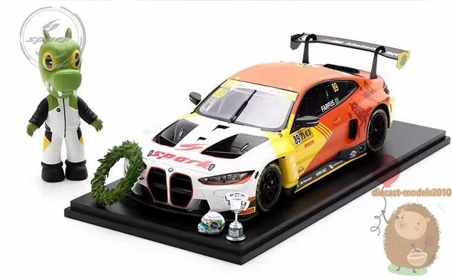 SPARK 1:18 Macau GT BMW M4 GT3 2024 Farves Resin Diecast Car Model adults Gifts - Image 2 of 4