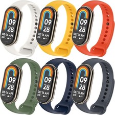 Cinturino Silicone Per Xiaomi Mi Band 8/9 - Morbido, 2 Pezzi, Multicolore - Foto 11