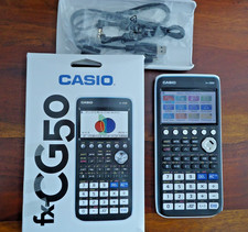 CASIO fx-CG50 CALCOLATRICE GRAFICA A COLORI ALTA RISOL.  AMMESSA ESAMI  C. NUOVA
