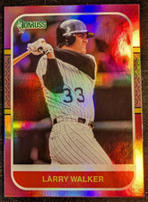 2021 Donruss #227 Larry Walker Holo Pink Colorado Rockies R1N:176