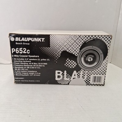 Blaupunkt 6.5in 2 Way Coaxial Speakers P652c  6.5'' speakers Open Box **1 Speaker