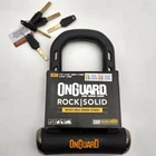 OnGuard RockSolid 8590 Bicycle U-Lock 3.55" x 6.9" Keyed OPEN PACKAGE