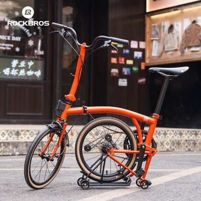 #ad ROCKBROS HRS Folding Bike 16 inch Wheel Shimano 7 Speed Dual Disc BrakesOrange $524.98