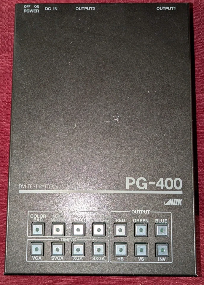 Test Pattern Generator IDK Pg400 DivX & VGA - Image 2 of 4