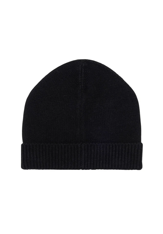 DSQUARED2 Cappelli Unisex Nero Berretto di lana Berretto di lana con logo Autunn - Imagen 4 de 4