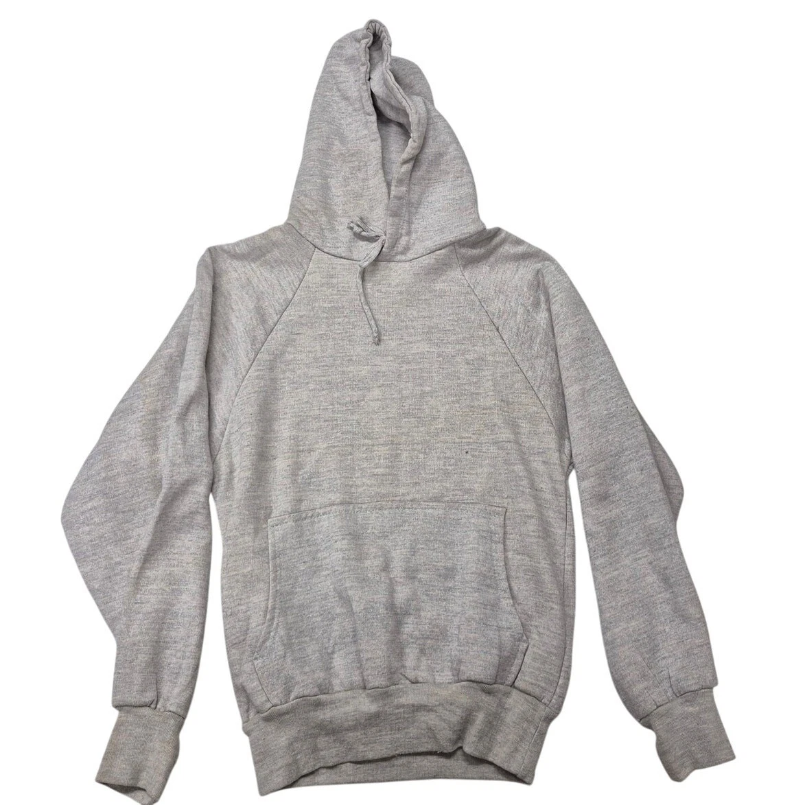 80s 90s IM Sports Gray Thermal Hoodie Sz M RN57510 Deadstock Kangaroo USA