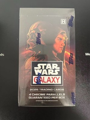 2025 Topps Chrome Galaxy Star Wars Hobby Factory Sealed Box FREE SHIPPING